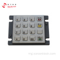 Compact Stainless Steel EMV AES nankatoavina PINpad Encrypted